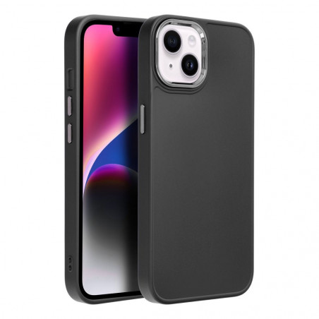 Apple iPhone 14 Coque FRAME Élégant  Noir