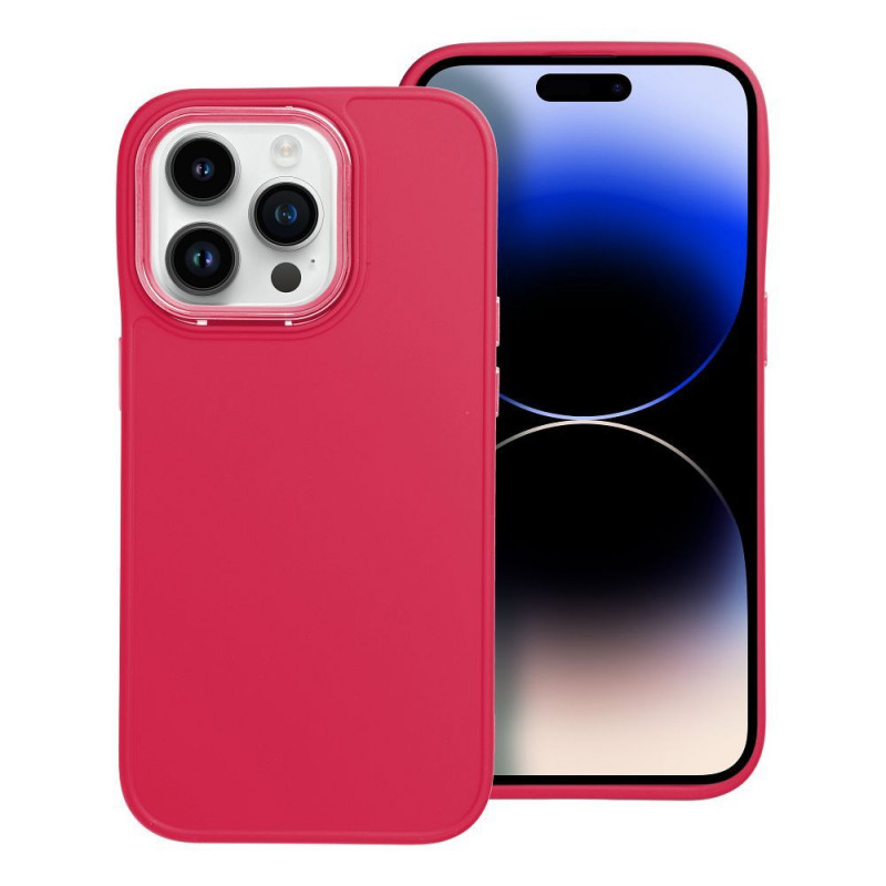 Apple iPhone 14 Pro Coque FRAME Élégant  Magenta
