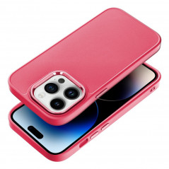 Apple iPhone 14 Pro Coque FRAME Élégant  Magenta