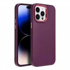 Apple iPhone 14 Pro Max Coque FRAME Élégant  Violet (Purple)