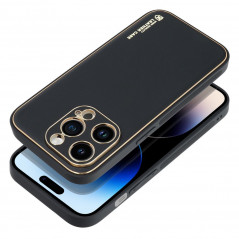 Apple iPhone 14 Pro Coque Leather Noir