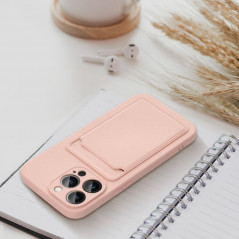 Apple iPhone 14 Coque Card Rose