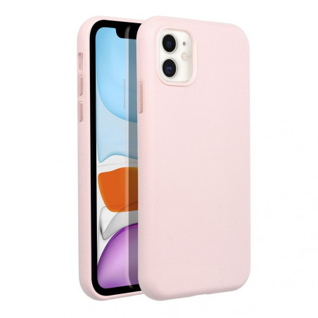 Apple iPhone 11 Coque Leather Mag Cover Élégant  MagSAFE  Rose sable