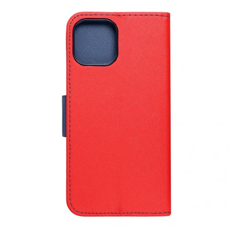 Apple iPhone 14 Portefeuilles Fancy Book Rouge / Marine