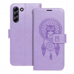 Samsung Galaxy S21 FE 5G Portefeuilles MEZZO Book Capteurs de rêve  Violet (Purple)