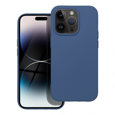 Apple iPhone 14 Pro Coque Silicone Élégant  Bleu