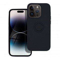 Apple iPhone 14 Pro Coque Silicone ring Noir