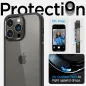 Apple iPhone 14 Pro Max Coque Spigen Ultra Hybrid Clair comme du cristal  Noir mat