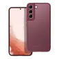 Samsung Galaxy A02s Coque Roar Matte Glass Élégant  Bordeaux