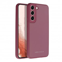 Samsung Galaxy A02s Coque Roar Matte Glass Élégant  Bordeaux
