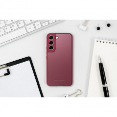 Samsung Galaxy A02s Coque Roar Matte Glass Élégant  Bordeaux