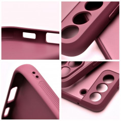 Samsung Galaxy A02s Coque Roar Matte Glass Élégant  Bordeaux