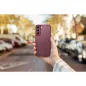 Samsung Galaxy A12 Coque Roar Matte Glass Élégant  Bordeaux