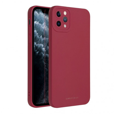 Apple iPhone 11 Pro Max Coque Roar Luna Monochromatique, Élégant, Un accessoire esthétique  Rouge