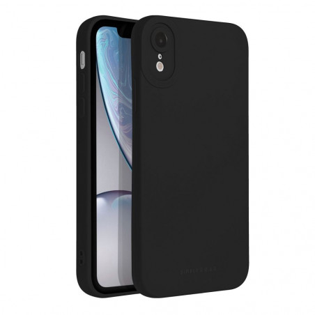 Apple iPhone XR Coque Roar Luna Monochromatique, Élégant, Un accessoire esthétique Noir