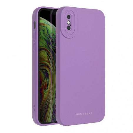 Apple iPhone X Coque Roar Luna Monochromatique, Élégant, Un accessoire esthétique  Violet (Violet)