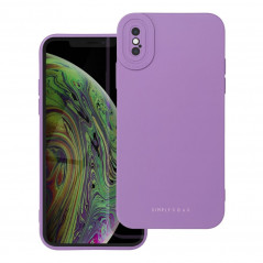 Apple iPhone XS Coque Roar Luna Monochromatique, Élégant, Un accessoire esthétique  Violet (Violet)