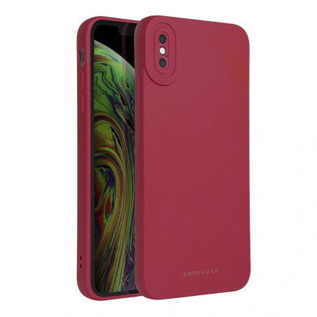 Apple iPhone XS Coque Roar Luna Monochromatique, Élégant, Un accessoire esthétique Rouge