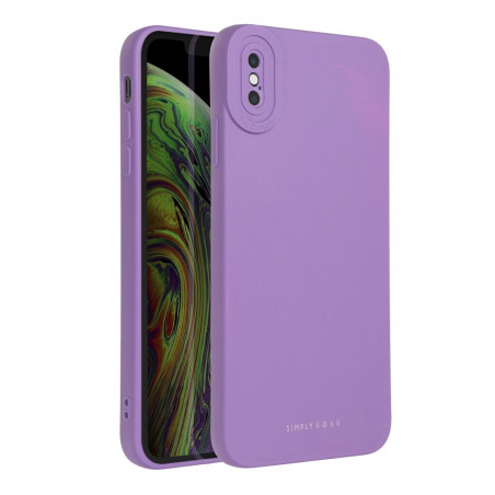 Apple iPhone X Coque Roar Luna Monochromatique, Élégant, Un accessoire esthétique  Violet (Violet)