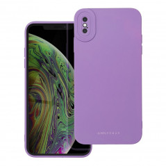 Apple iPhone XS Coque Roar Luna Monochromatique, Élégant, Un accessoire esthétique  Violet (Violet)