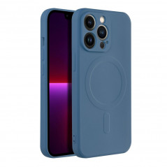 Apple iPhone 13 Pro Coque Silicone Mag Cover MagSAFE  Bleu