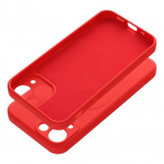 Apple iPhone 13 mini Coque Silicone Mag Cover MagSAFE  Rouge