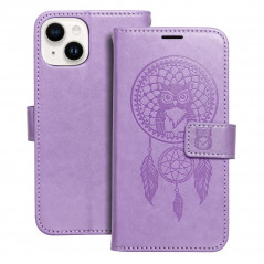 Apple iPhone 14 Portefeuilles MEZZO Book Capteurs de rêve  Violet (Purple)