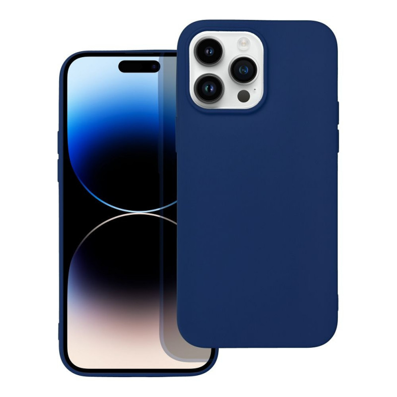 Apple iPhone 14 Pro Max Coque Soft Bleu foncé