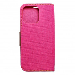 Apple iPhone 15 Pro Max Portefeuilles Canvas Book Rose