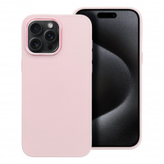Apple iPhone 15 Pro Max Coque FRAME Élégant  Rose poudré