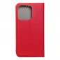 Apple iPhone 15 Pro Portefeuilles Smart Case Book Rouge