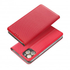 Apple iPhone 15 Pro Portefeuilles Smart Case Book Rouge