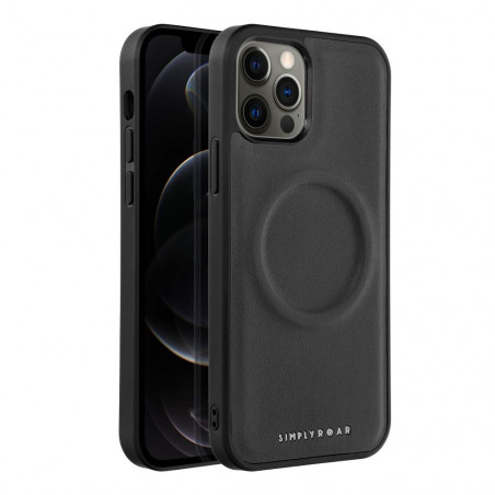 Apple iPhone 12 Pro Coque Roar Mag Morning Élégant MagSAFE Noir