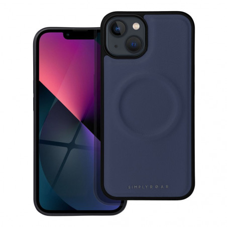 Apple iPhone 13 Coque Roar Mag Morning Élégant MagSAFE Marine