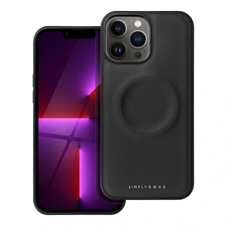 Apple iPhone 13 Pro Max Coque Roar Mag Morning Élégant MagSAFE Noir