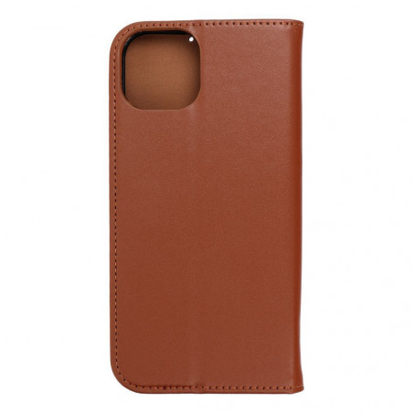 Apple iPhone 15 Plus Portefeuilles Leather case SMART PRO Élégant  Brun