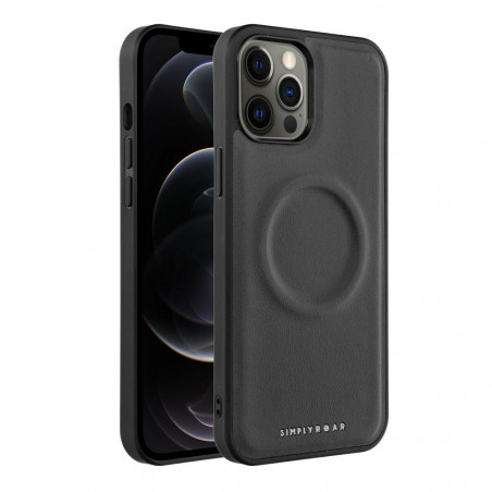 Apple iPhone 12 Pro Max Coque Roar Mag Morning Élégant MagSAFE Noir