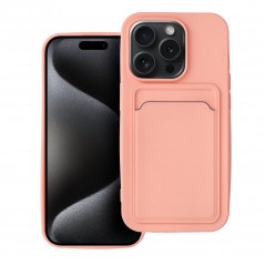 Apple iPhone 15 Pro Coque Card Rose