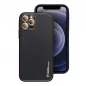 Apple iPhone 15 Pro Coque Leather Noir