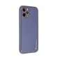 Apple iPhone 15 Plus Coque Leather Bleu