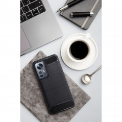 realme C55 Coque Carbon Élégant  Noir