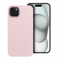 Apple iPhone 15 Plus Coque FRAME Élégant  Rose poudré