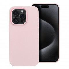 Apple iPhone 15 Pro Coque FRAME Élégant  Rose poudré
