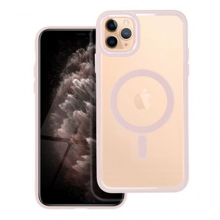 Apple iPhone XS Max Coque Color Edge Mag MagSAFE Rose