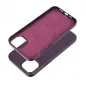 Apple iPhone 15 Plus Coque Leather Mag Cover Élégant  MagSAFE  Violet foncé