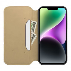Apple iPhone 15 Plus Portefeuilles Dual Pocket book Or