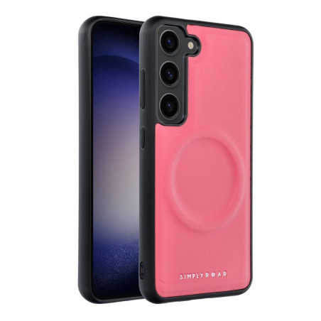 Samsung Galaxy S23 5G Coque Roar Mag Morning Élégant  MagSAFE  Rose vif