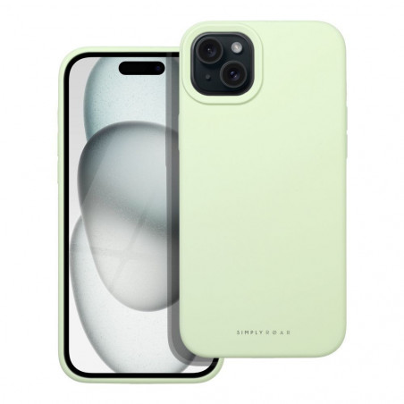 Apple iPhone 15 Plus Coque Roar Cloud-Skin Vert clair