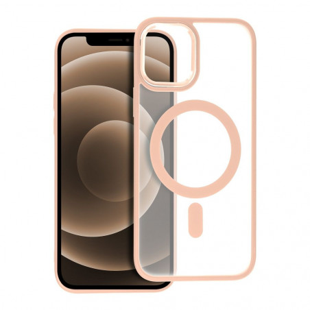 Apple iPhone 12 Coque Matte Mag Cove MagSAFE  Rose