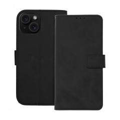 Apple iPhone 15 Portefeuilles TENDER Book Noir